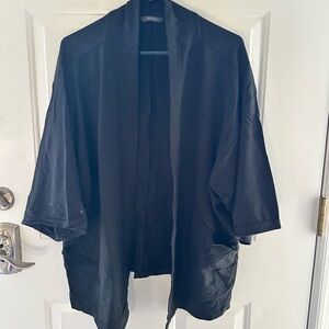 Elegant Black Women's Cardigan